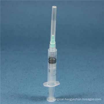Medical 5ml Disposable Retractable Syringe (CE, ISO, GMP, SGS, TUV)